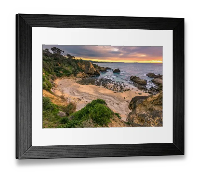 Framed Print : Sunrise at Murunna Point, New South Wales Framed Print : Sunrise at Murunna Point, New South Wales