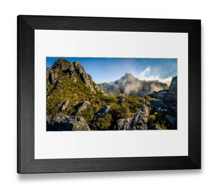 Framed Print : mt. Hayes in Western Arthur Range, Southwest Tasmania Framed Print : mt. Hayes in Western Arthur Range, Southwest Tasmania