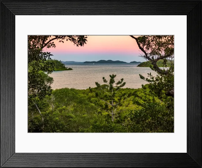 Framed Print : Sunset at Shute Harbour Framed Print : Sunset at Shute Harbour