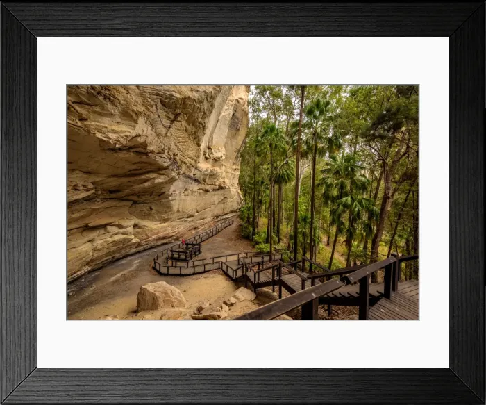 Framed Print : Art Gellay at Carnarvon Gorge, Queensland