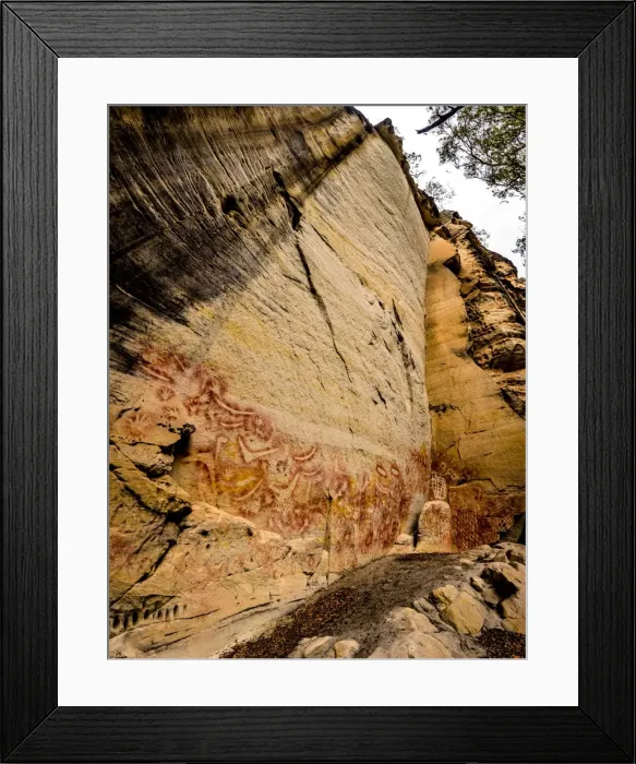 Framed Print : Art Gellay at Carnarvon Gorge, Queensland