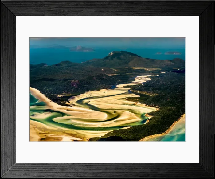 Framed Print : Whitsunday Beach
