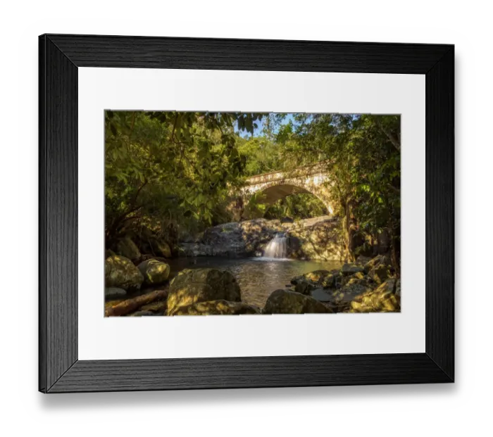 Framed Print : Little Crystal Creek and Paluma Bridge Framed Print : Little Crystal Creek and Paluma Bridge