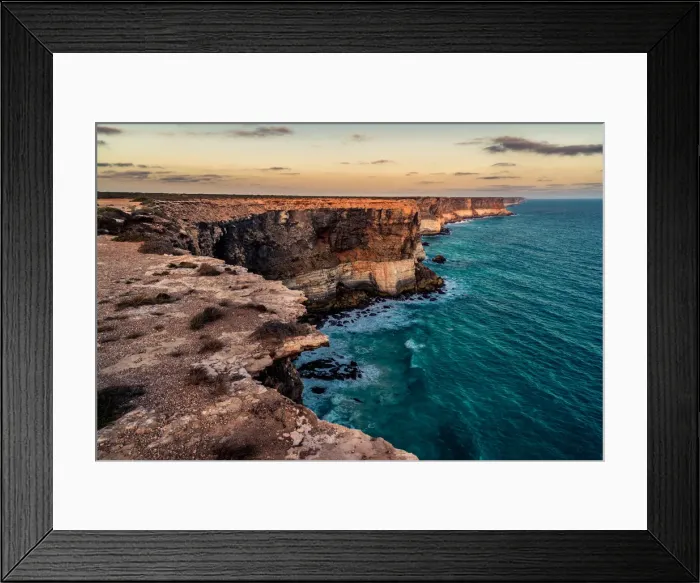 Framed Print : Bunda Cliffs