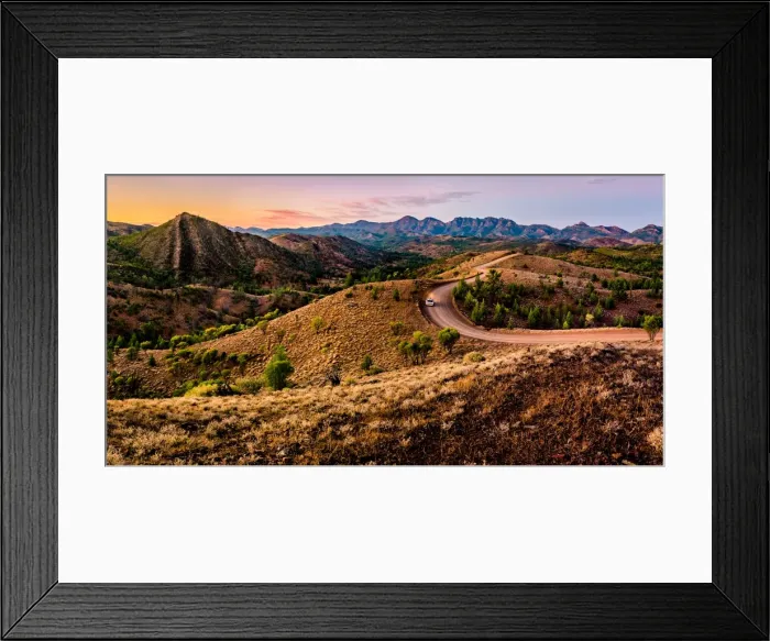 Framed Print : Bunyeroo Valley in Flinders Ranges, South Ausralia