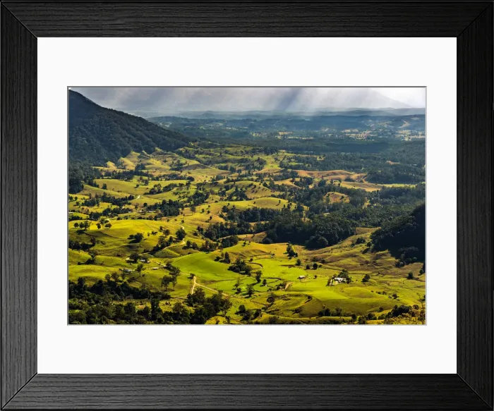 Framed Print : Tweed Valley in New South Wales Framed Print : Tweed Valley in New South Wales