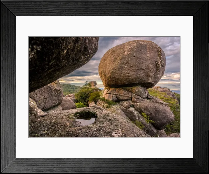 Framed Print : Granite boulders at the top of Cathedral Rock Framed Print : Granite boulders at the top of Cathedral Rock