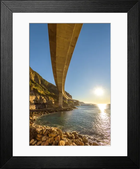 Framed Print : Sea Cliff Bridge