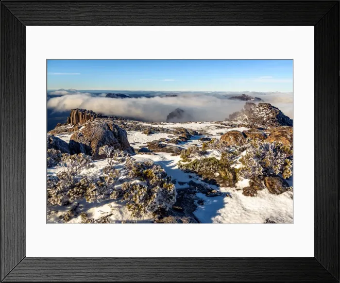 Framed Print : View from the top of mt Ossa Framed Print : View from the top of mt Ossa