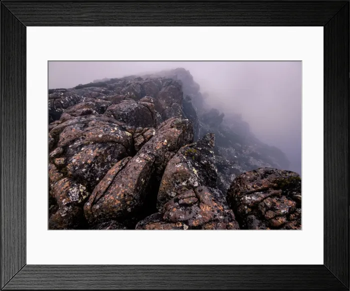 Framed Print : On top of mount Oakleigh, Overland track, Tasmania