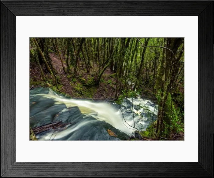 Framed Print : Waterfall at Overland track, Tasmania Framed Print : Waterfall at Overland track, Tasmania