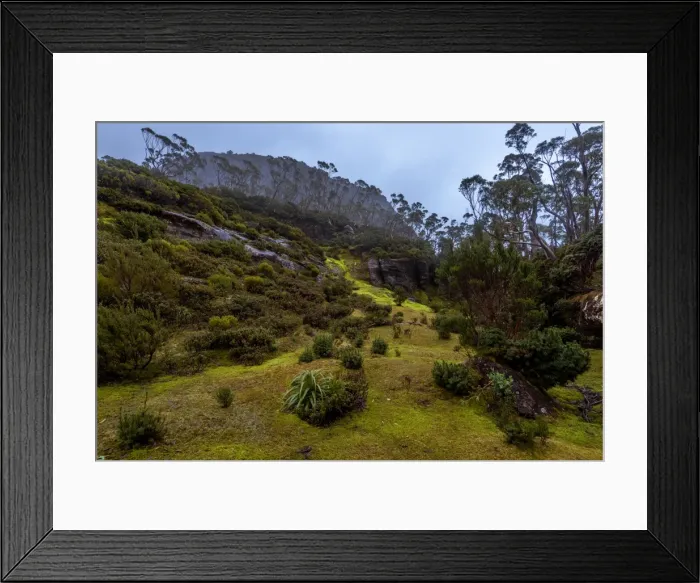 Framed Print : Mt Gould at Overland track, Tasmania