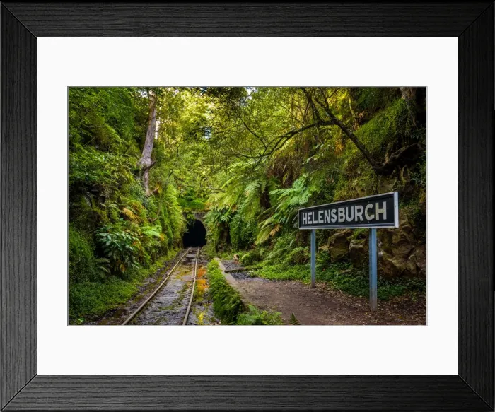 Framed Print : Abandoned Helensburgh Station Framed Print : Abandoned Helensburgh Station