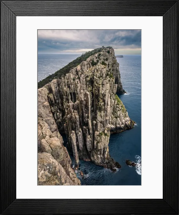 Framed Print : View from the top of Cape Hauy to Totem Pole Framed Print : View from the top of Cape Hauy to Totem Pole