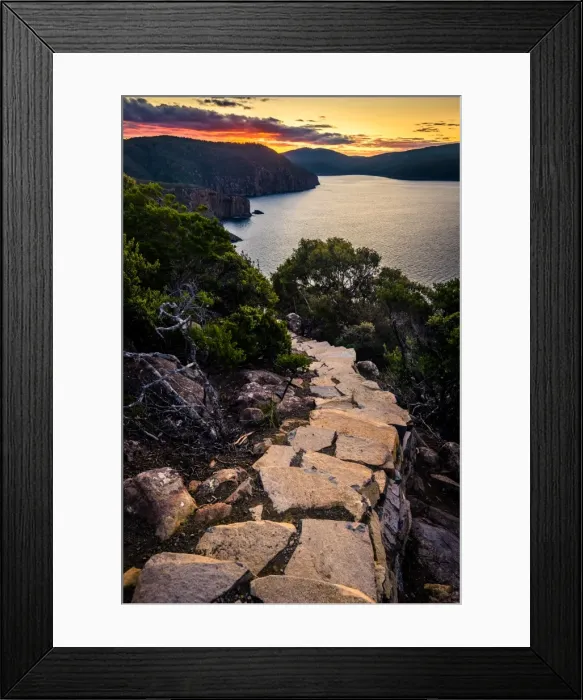 Framed Print : Trail to Cape Hauy