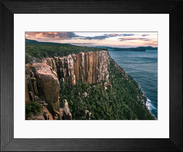 Framed Print : Sa cliffs at Cape Raoul, Tasman Peninsula, Tasmania Framed Print : Sa cliffs at Cape Raoul, Tasman Peninsula, Tasmania