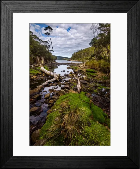 Framed Print : Canoe Bay at Tasman Peninsula, Tasmania Framed Print : Canoe Bay at Tasman Peninsula, Tasmania