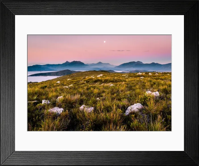 Framed Print : View of mt Anne from Red Knoll lookout Framed Print : View of mt Anne from Red Knoll lookout