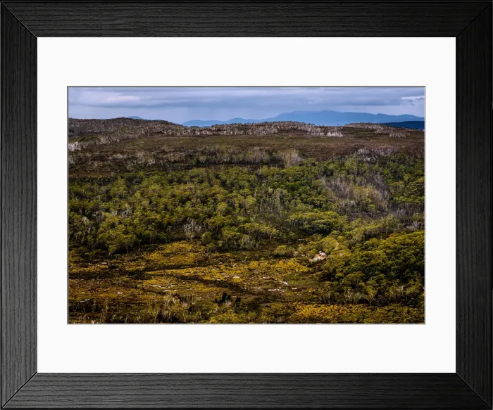 Framed Print : View over Mt Field National Park, Tasmania Framed Print : View over Mt Field National Park, Tasmania