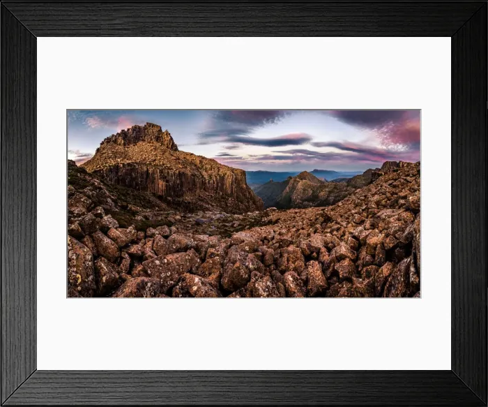 Framed Print : Mt Anne at Eliza Plateau in South West Tasmania Framed Print : Mt Anne at Eliza Plateau in South West Tasmania