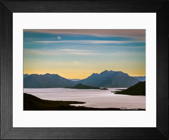 Framed Print : View of Lake Pedder from mt Anne in Southwest Tasmania Framed Print : View of Lake Pedder from mt Anne in Southwest Tasmania