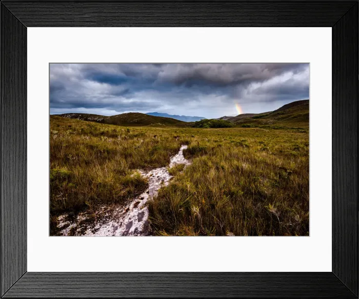 Framed Print : Port Davey track at Melaleuca Plains, Southwest Tasmania
