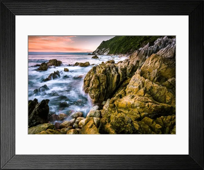Framed Print : Sunset at Wilson Bright, South West Cape track, Southwest Tasmania Framed Print : Sunset at Wilson Bright, South West Cape track, Southwest Tasmania