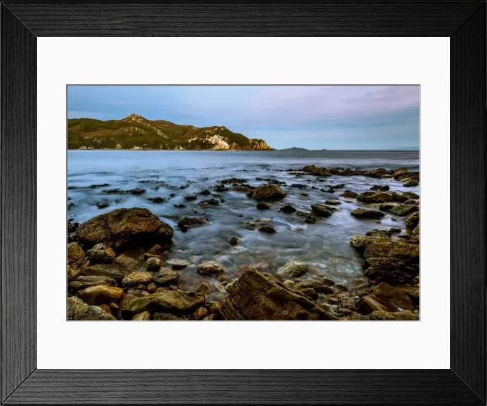Framed Print : Telopea Point at Wilson Bright, South West Cape track, Southwest Tasmania