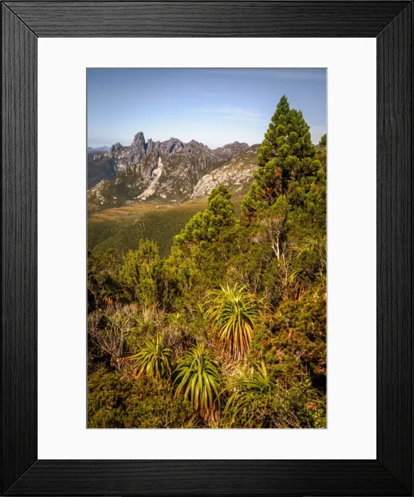 Framed Print : View to Federation Peak in Eastern Arthur Range, Southwest Tasmania Framed Print : View to Federation Peak in Eastern Arthur Range, Southwest Tasmania