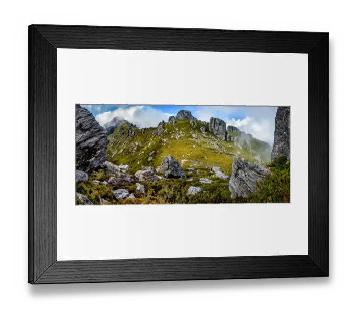 Framed Print : Eastern descent from mt. Hayes in Western Arthurs Range, Southwest Tasmania Framed Print : Eastern descent from mt. Hayes in Western Arthurs Range, Southwest Tasmania