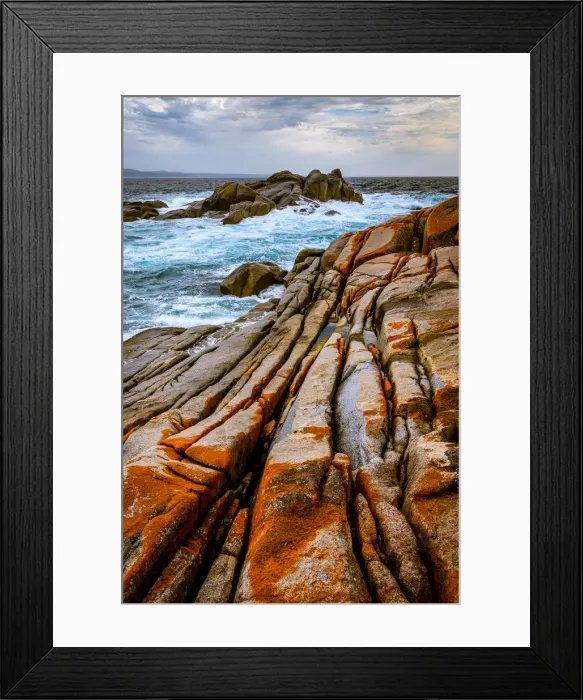 Framed Print : Binalong Bay at Bay of Fires, Tasmania Framed Print : Binalong Bay at Bay of Fires, Tasmania