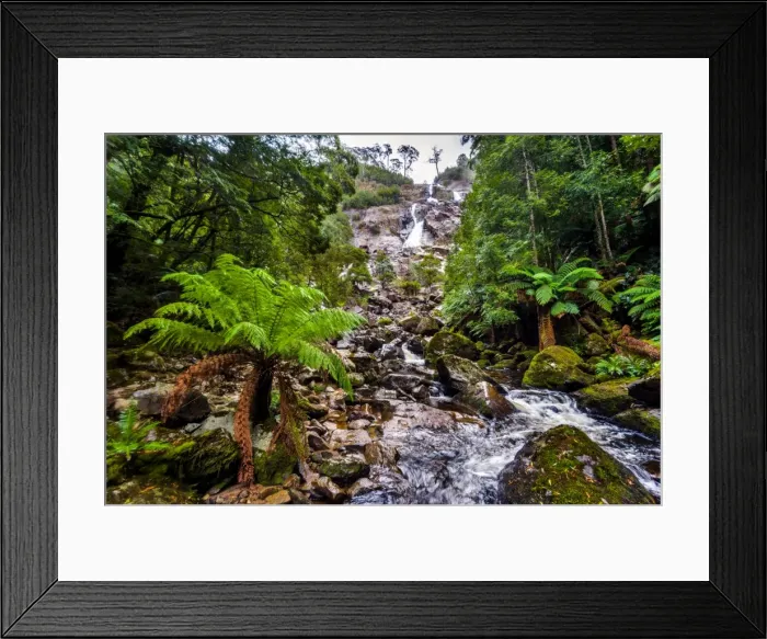 Framed Print : Columba Falls, Tasmania Framed Print : Columba Falls, Tasmania