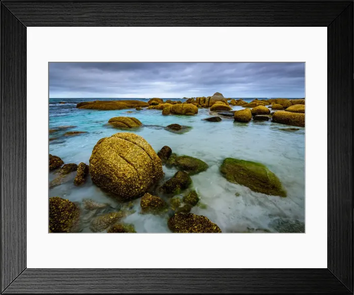 Framed Print : Mount William National Park at Bay of Fires, Tasmania Framed Print : Mount William National Park at Bay of Fires, Tasmania