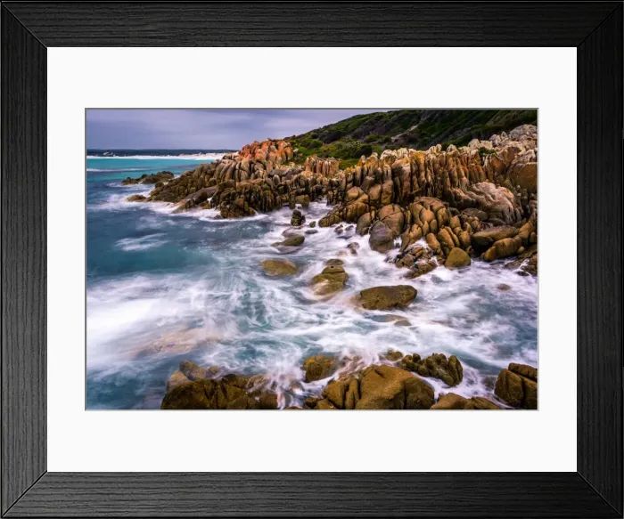Framed Print : Mount William National Park at Bay of Fires, Tasmania