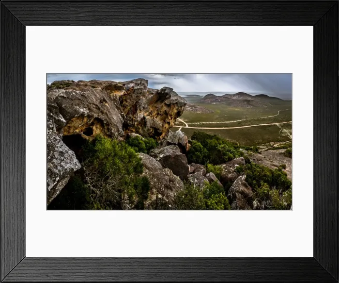 Framed Print : View to the mt Le Grand from Frenchman Peak in Cape Le Grand National Park, Western Australia