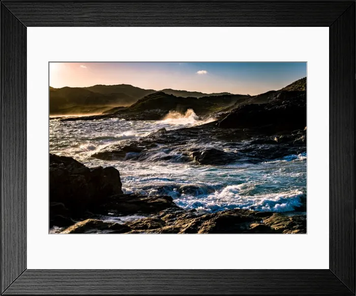 Framed Print : Sunset at Point Hillier in Denmark, Western Australia Framed Print : Sunset at Point Hillier in Denmark, Western Australia