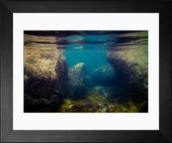 Framed Print : Underwater shot from Green Pools at William Bay National Park Framed Print : Underwater shot from Green Pools at William Bay National Park
