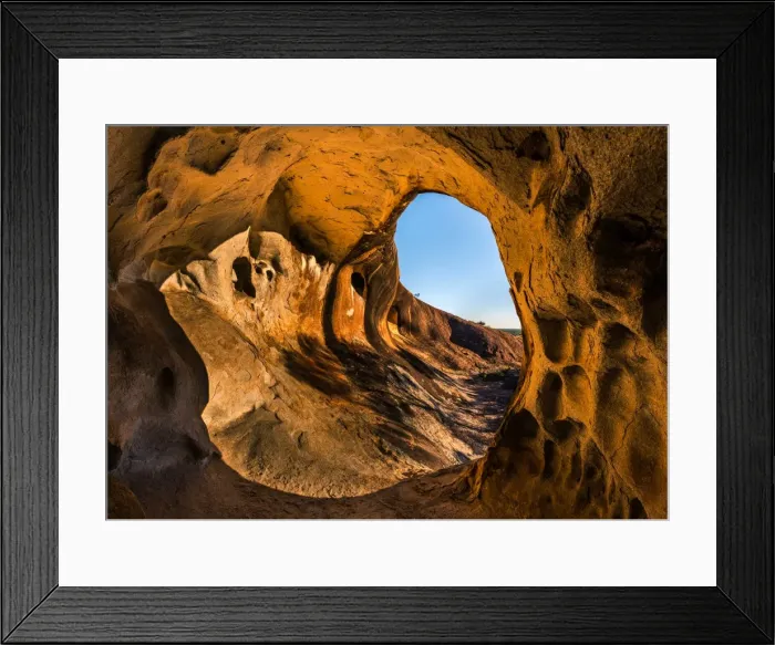 Framed Print : Cave Hill in Golden Outback