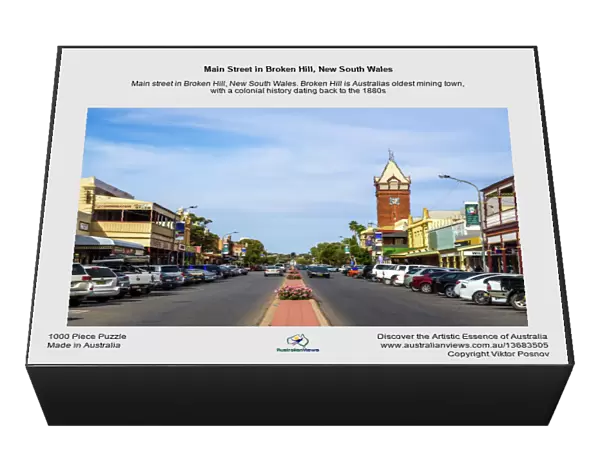 Main Street in Broken Hill, New South Wales