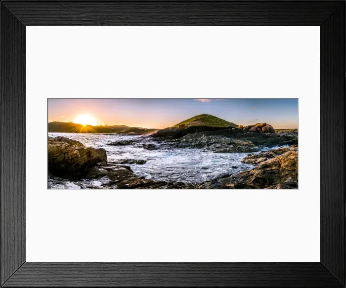 Framed Print : Sunset on the coastline near Denmark, Western Australia
