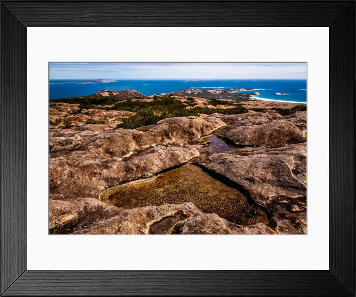 Framed Print : View from the top of Mount Arid to Cape Arid