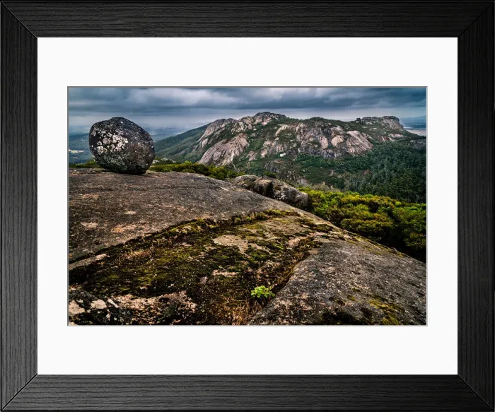 Framed Print : View to Devils Slide from Marmabup Peak Framed Print : View to Devils Slide from Marmabup Peak