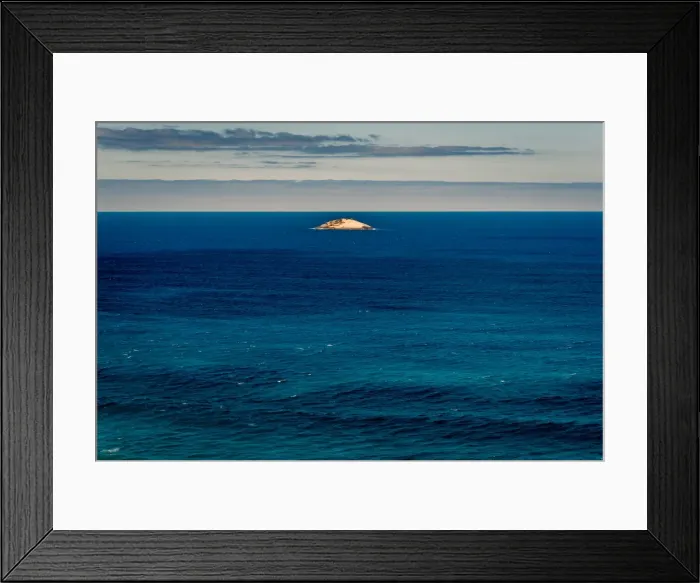 Framed Print : Lone island in Albany, Western Australia