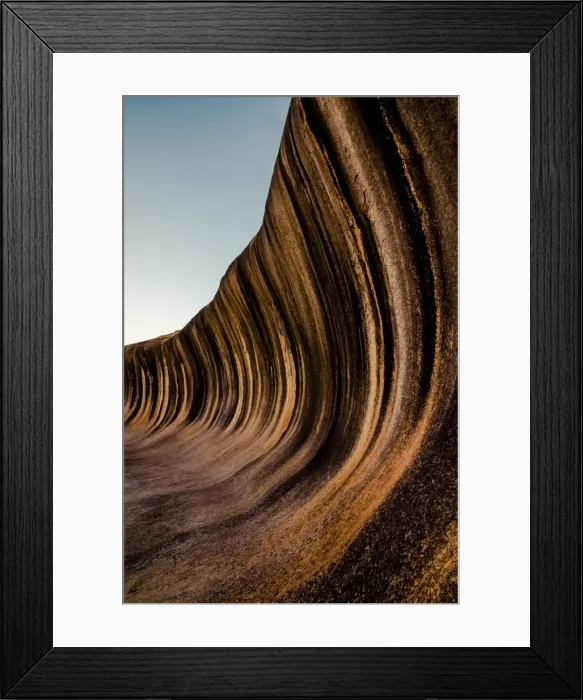 Framed Print : Wave Rock. 14 m tall and 110 m long Wave Rock in Hyden, Western Australia