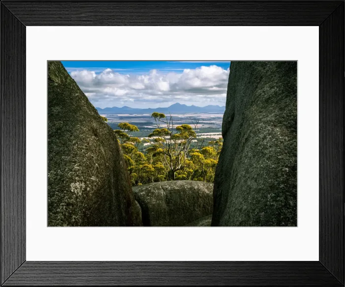 Framed Print : View of Stirling Range from Castle Rock Framed Print : View of Stirling Range from Castle Rock