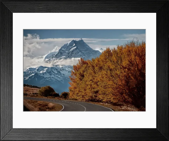 Framed Print : The road to Autumn