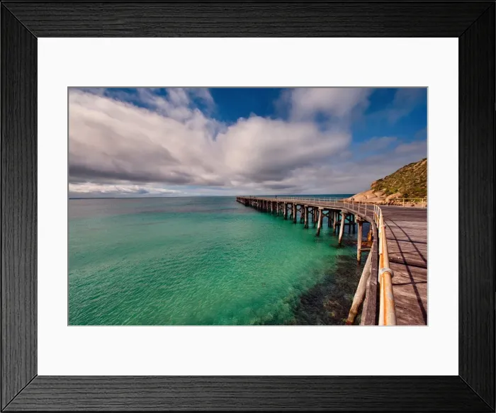 Framed Print : The long Jetty
