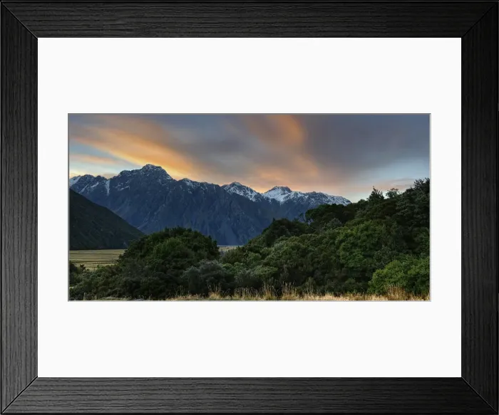 Framed Print : Mount Cook National Park
