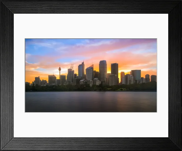 Framed Print : Panoramic view of Sydney Framed Print : Panoramic view of Sydney