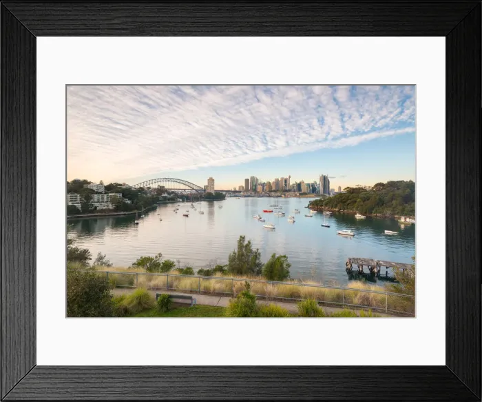 Framed Print : Sydney Central Business District sunrise
